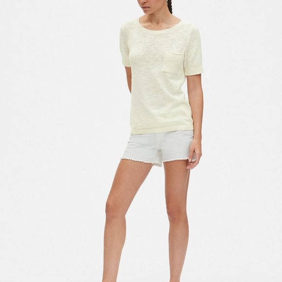 EUC Gap Crewneck Pocket Sweater in Slub Cotton - Picture 3 of 9